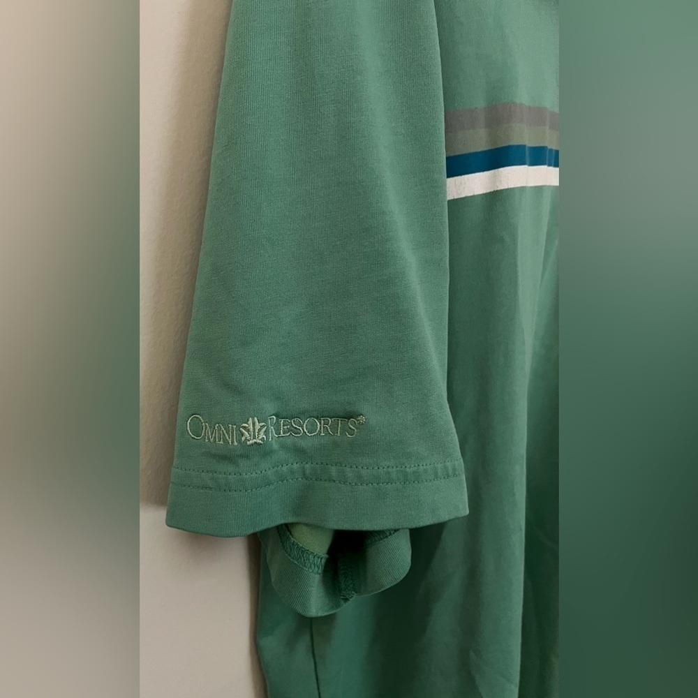 Travis Mathew Men’s Green Cotton Blend Polo Golf Casual Shirt w/Logo: Size XL - Picture 4 of 10